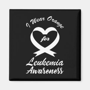 Leukämie Bewusstsein Monat Orange Ribbon Warrior F Magnet