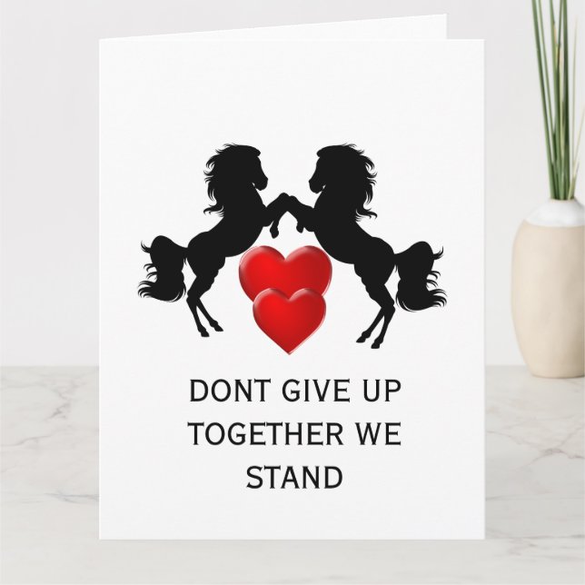 Leukämie Bewusstsein nicht aufgeben Mama Karte (Vorderseite)