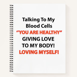 Leukämie Bewusstsein Notizbuch