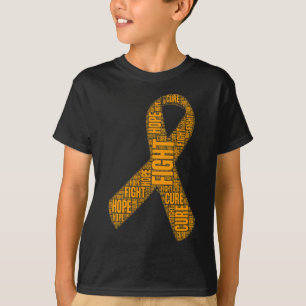 Leukämie Bewusstsein Orange Fight Hope Cure Band T-Shirt