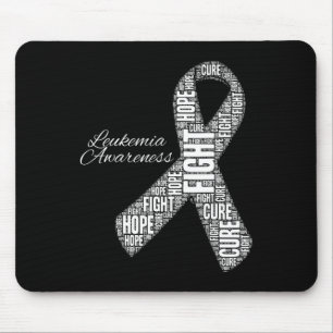 Leukämie Bewusstsein Orange Ribbon Fight Hope Cure Mousepad