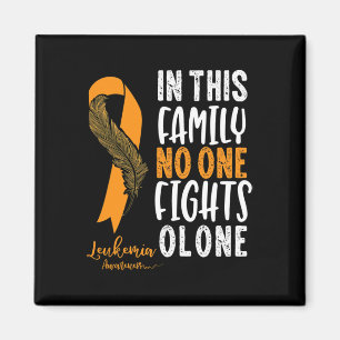 Leukämie Bewusstsein Orangen-Ribbon-Krebs-Survivor Magnet