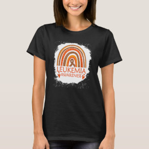 Leukämie Bewusstsein Regenbogen Orangenband für Mä T-Shirt