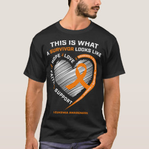 Leukämie-Bewusstsein Überlebende Geschenke Männer T-Shirt