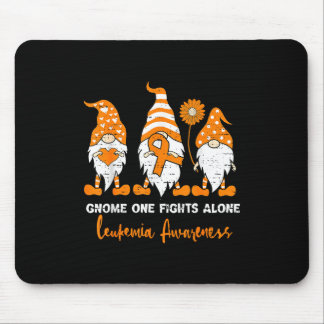 Leukämie-Bewusstseins-Gnom-Band Orange Unterstütze Mousepad