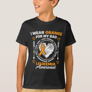 Leukämie Bewusstseinsbildung Monat Unterstützung i T-Shirt