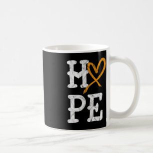 Leukämie-Bewusstseinsmonat Hoffnung Vintage Blutkr Kaffeetasse