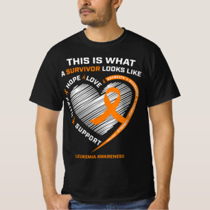 Leukämie Bewusstseinsüberlebung Geschenke Männer F T-Shirt
