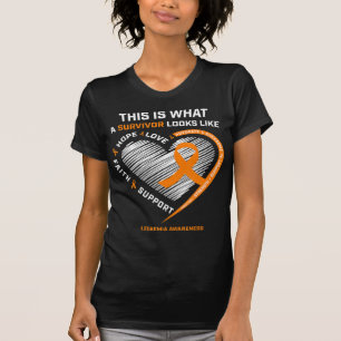 Leukämie Bewusstseinsüberlebung Geschenke Männer F T-Shirt