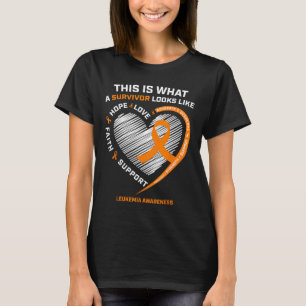 Leukämie Bewusstseinsüberlebung Geschenke Männer F T-Shirt