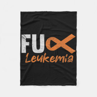 Leukämie-Blutkrebs-Kämpfer-Bewusstsein Bekümmert Fleecedecke