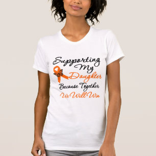 Leukämie, die meine Tochter stützt T-Shirt