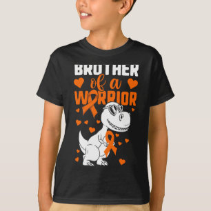 Leukämie-Dinosaurier-Shirt für Kinder Jungen Brude T-Shirt
