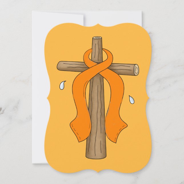 Leukämie Einladung (Vorderseite)