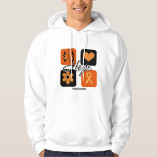 Leukämie Hoffnung Liebe Inspiriert Sensibilisieru Hoodie