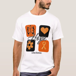 Leukämie-Hoffnungs-Liebe inspirieren Bewusstsein T-Shirt
