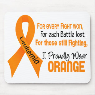 Leukämie I Proudly Wear Orange Mousepad