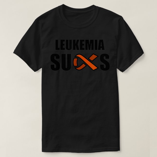 Leukämie Ist zum Kotzen, Leukämie Bewusstsein Mona T-Shirt (Design vorne)