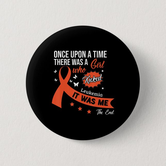 Leukämie Kampf gegen den Krebs Band 1 Button (Vorderseite)