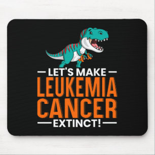 Leukämie Krebs aussterben Dinosaurier Lover Dino 1 Mousepad