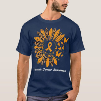 Leukämie Krebsbewusstsein Sonnenblumen Butterfly F T-Shirt