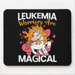 Leukämie-Krieger sind magische Unicorn Leukämie Aw Mousepad