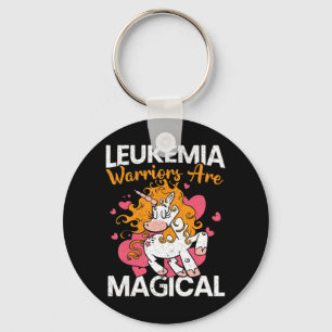 Leukämie-Krieger sind magische Unicorn Leukämie Aw Schlüsselanhänger