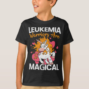 Leukämie-Krieger sind magische Unicorn Leukämie Aw T-Shirt