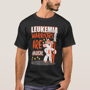 Leukämie Krieger sind magische Unicorn Leukämie T-Shirt