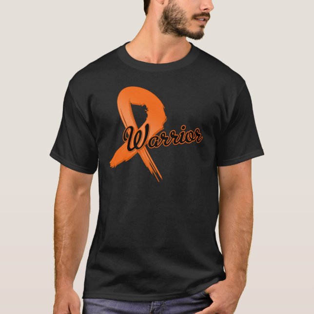 Leukämie-Kriegers-Schmutz T-Shirt (Vorderseite)