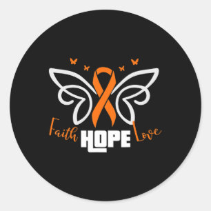 Leukämie Outfit Geschenk für einen Leukämie Krebsp Runder Aufkleber