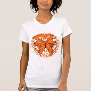 Leukämie-Schmetterlings-Kreis der Bänder T-Shirt