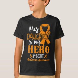 Leukämie Sensibilisierung für das T-Shirt Orange t