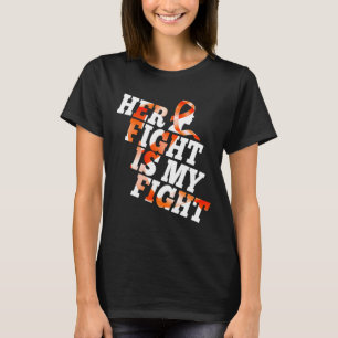 Leukämie Sensibilisierungskampagne Ihr Kampf ist m T-Shirt