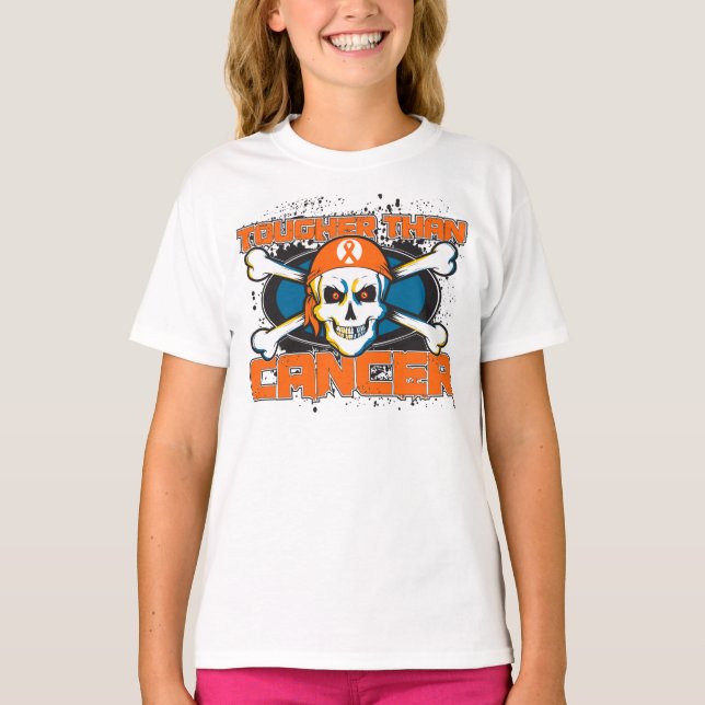 Leukämie straffer als Schädel T-Shirt (Vorderseite)