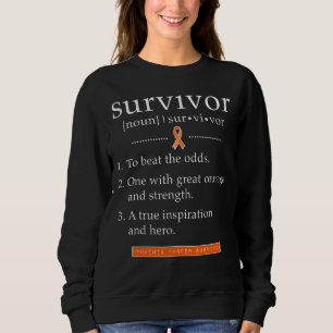 Leukämie Survivor Leukämie Bewusstsein Sweatshirt