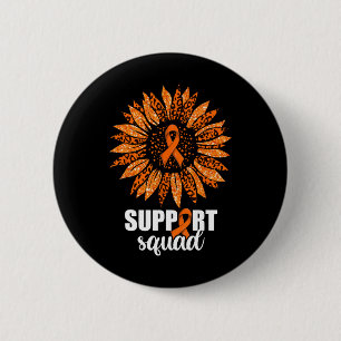 Leukämie-unterstützendes Squad-Shirt Button