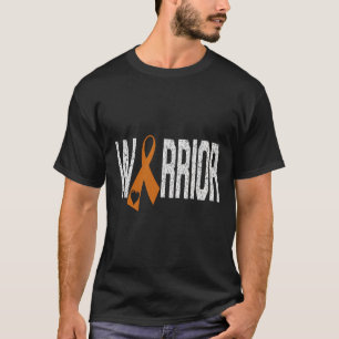 Leukämie Warriäus Herz Leukämie Orangenband T-Shirt