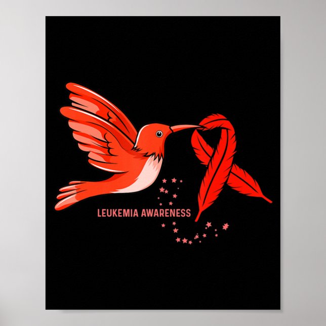 Leukämie Warrior Leukämie Bewusstsein Poster (Vorne)