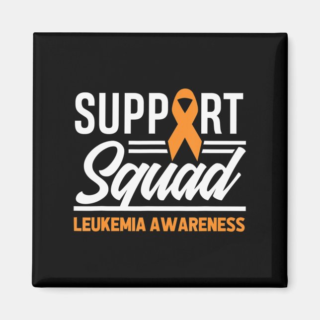Leukämie Warrior Support Squad Leukämie Magnet (Vorne)