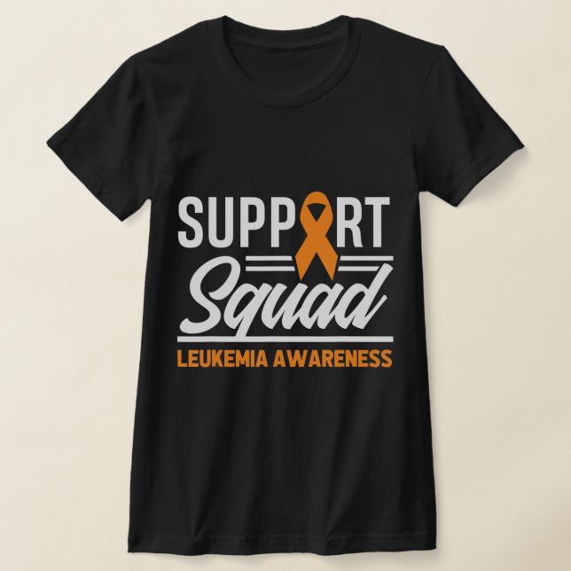 Leukämie Warrior Support Squad Leukämie T-Shirt (Ablage )