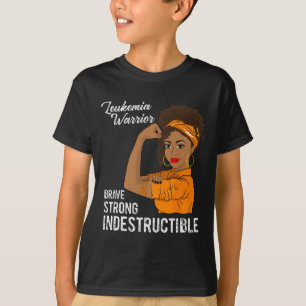 Leukämie Warrior unstrukturierbare Krebsüberlebung T-Shirt