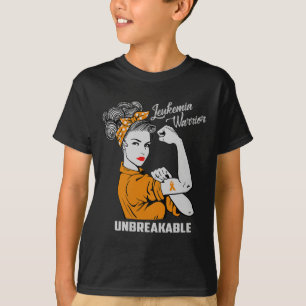 Leukämie Warrior Unzerbrechliche Aufmerksamkeit Ge T-Shirt