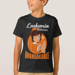 Leukämie Warrior Unzerbrechliche Blutzellen T-Shirt