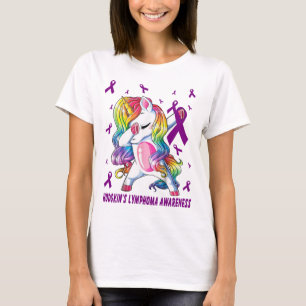 Leukämieabstürzen eines Einhornkriegs T-Shirt