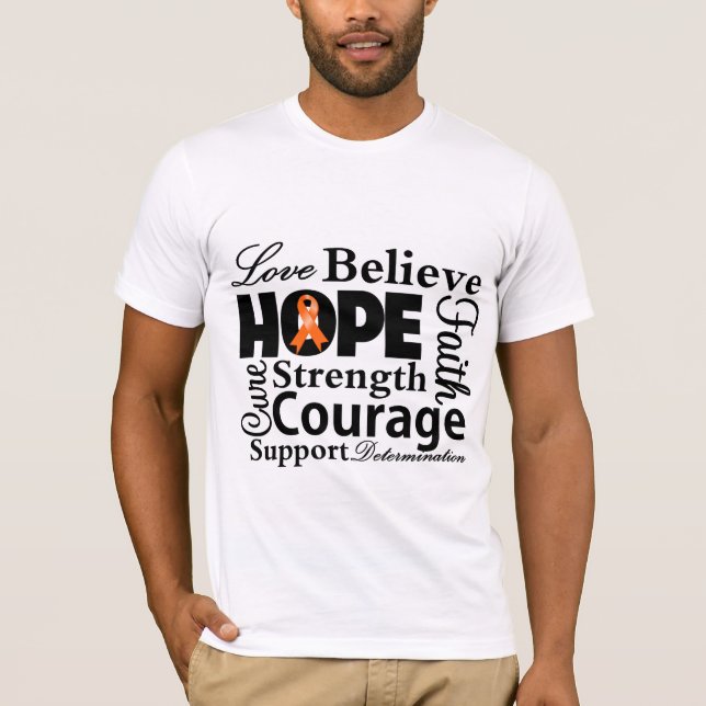 Leukämiekollage T-Shirt (Vorderseite)