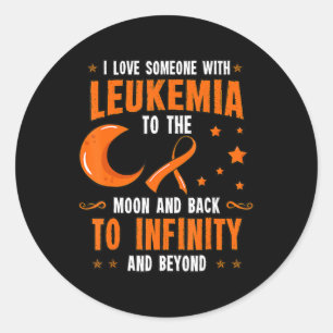 Leukemia Awareness Blood Cancer Bone Marrow Gift Runder Aufkleber