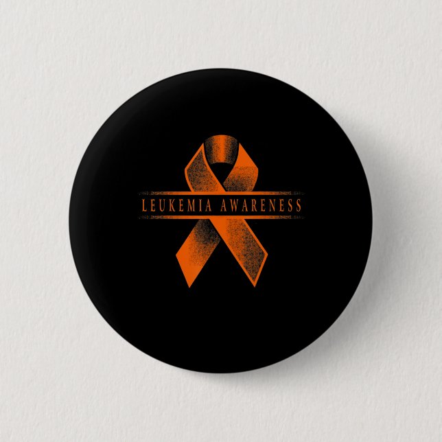 Leukemia Awareness Ribbon Button (Vorderseite)