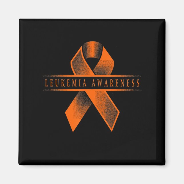 Leukemia Awareness Ribbon Magnet (Vorne)