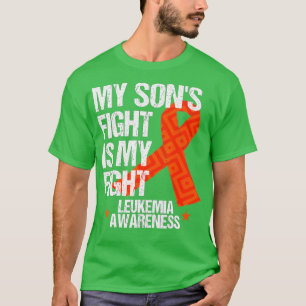 Leukemia Awareness Son Fight Orange Ribbon Geschen T-Shirt